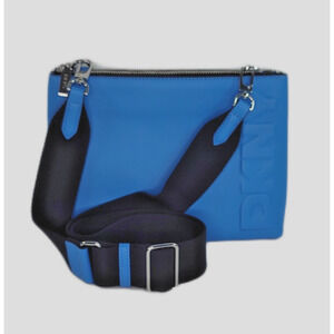 DKNY Tinsley Crossbody Cornflower Blue/Light Bright Blue- Small/Medium-NWOT-Flaw